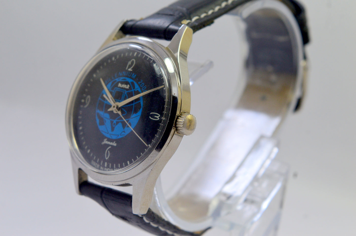 Hmt Janata Black Dial 17 Jewels Analog Wrist Watch For Mens