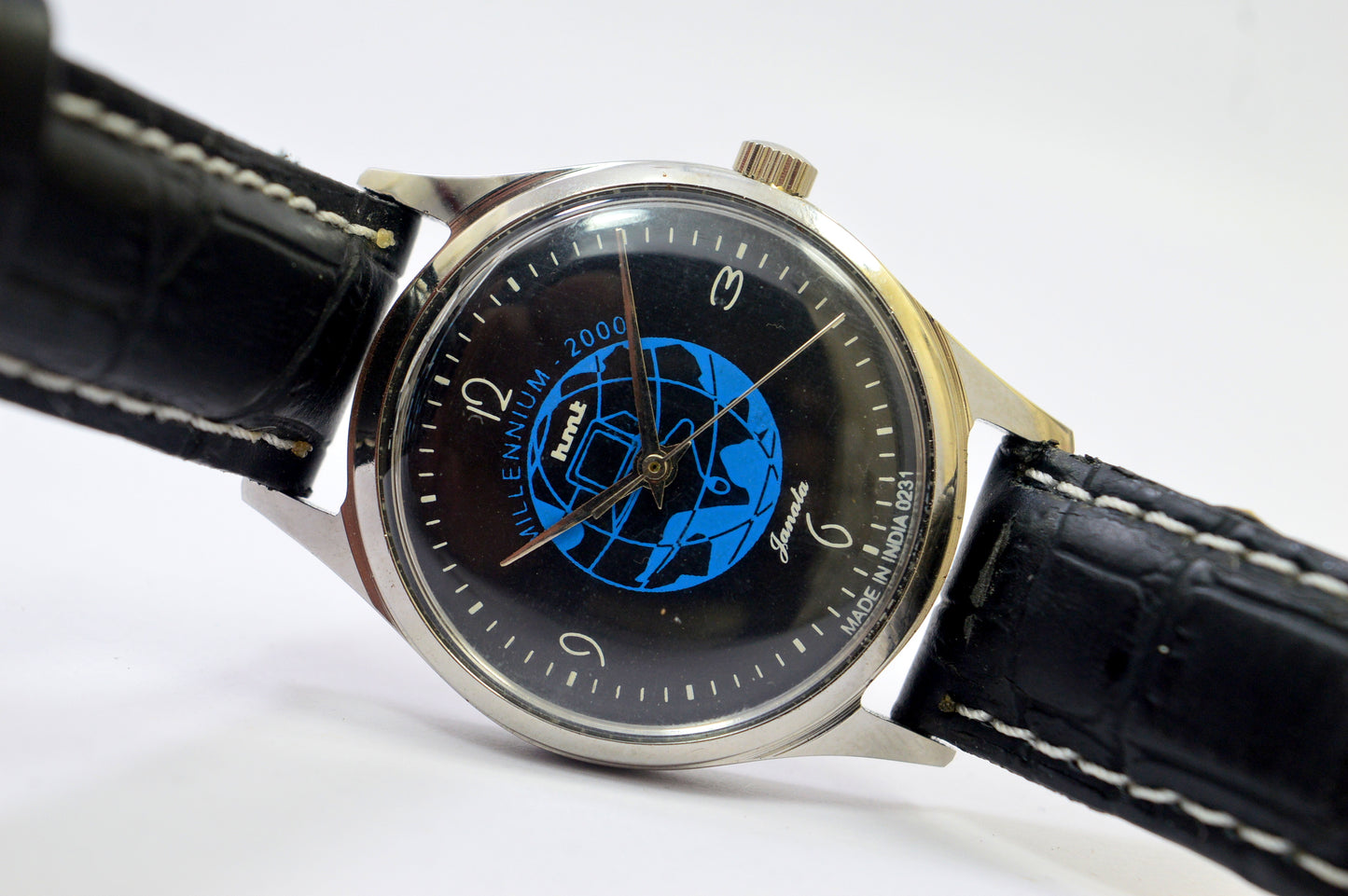 Hmt Janata Black Dial 17 Jewels Analog Wrist Watch For Mens