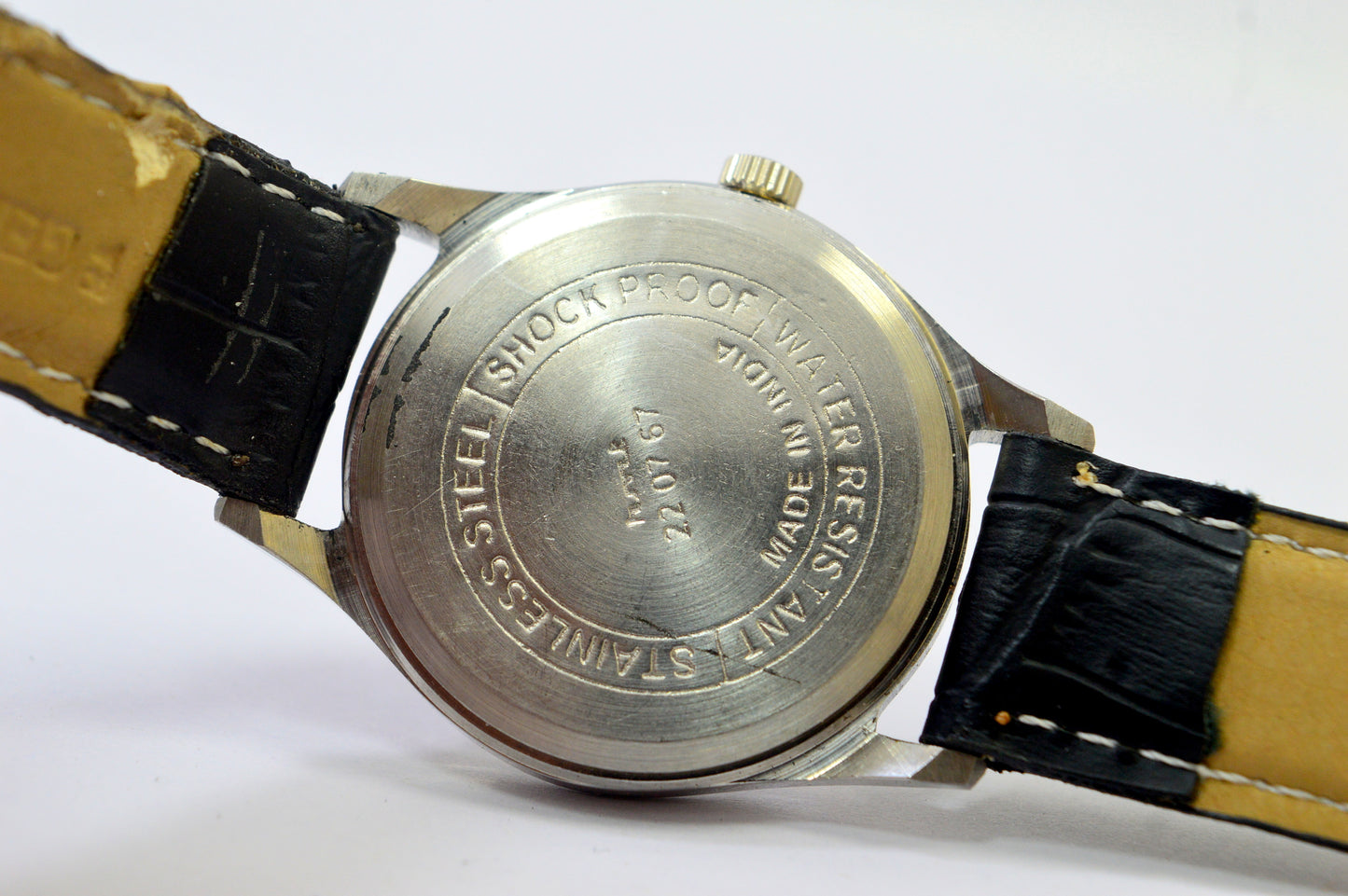 Hmt Janata Black Dial 17 Jewels Analog Wrist Watch For Mens