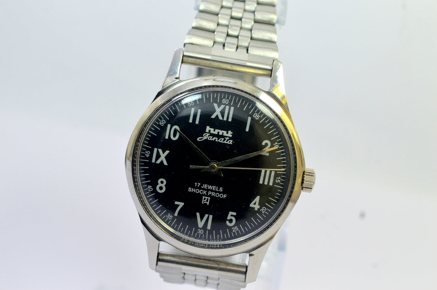 Hmt Janata Black Dial 17 Jewels Analog Wrist Watch For Men
