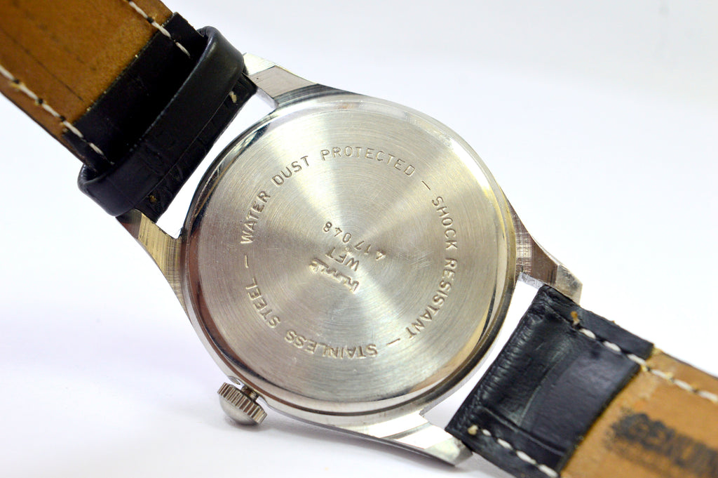 HMT JANATA WHITE DIAL ANALOG 17 JEWELS WRIST WATCH FOR MEN