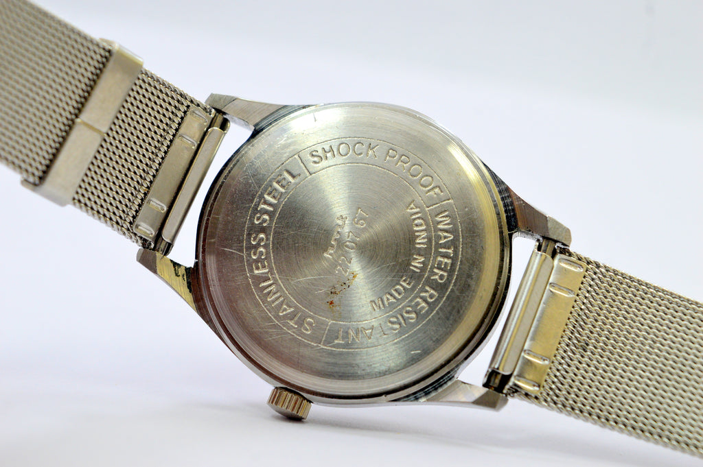 Hmt Jawan White Dial Analog 17 Jewels Wrist watch For Men