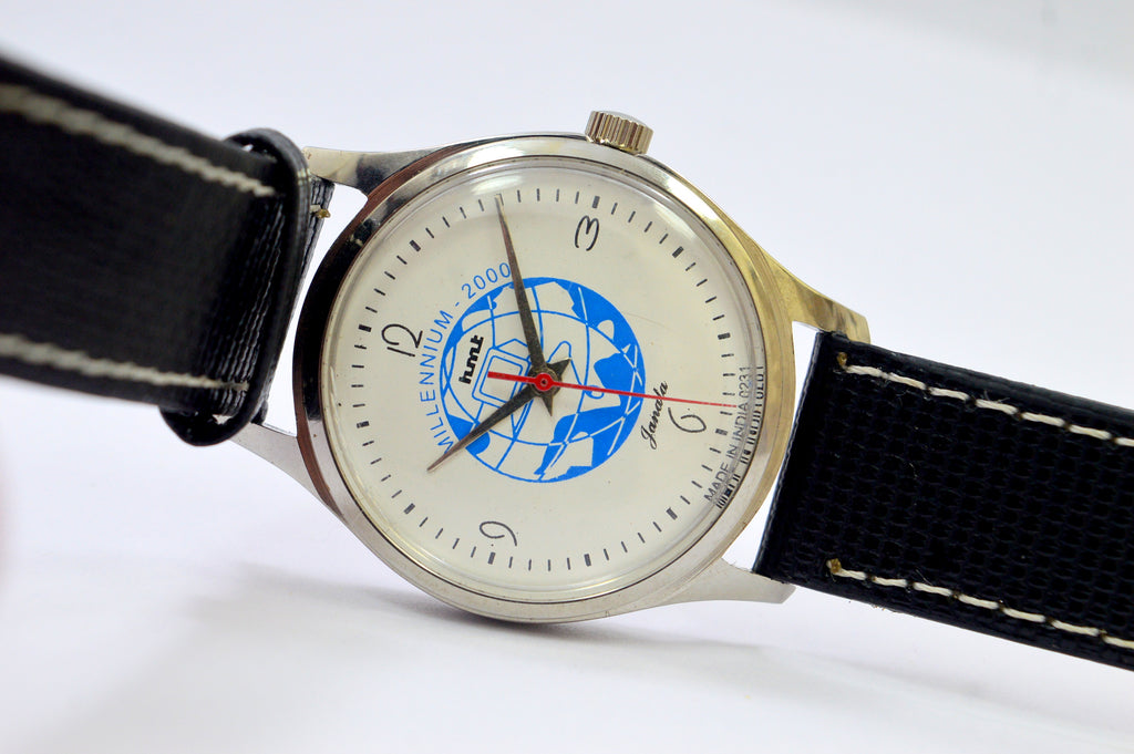 Hmt Janata White Dial 17 Jewels Analog Wrist Watch For Men