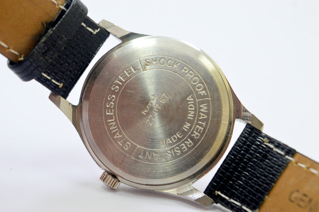 Hmt Janata White Dial 17 Jewels Analog Wrist Watch For Men