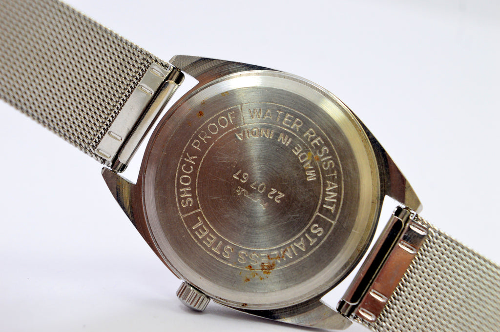 Hmt Pilot Green Dial 17 Jewels Analog Wrist Watch For Men