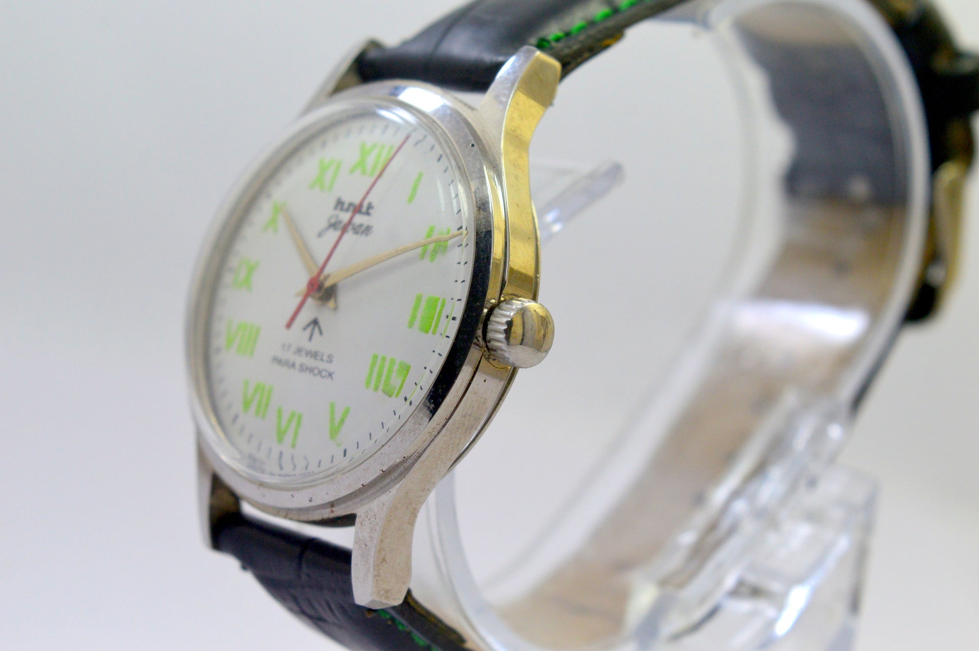 Hmt Jawan White Dial 17 Jewels Analog Wrist Watch For Men