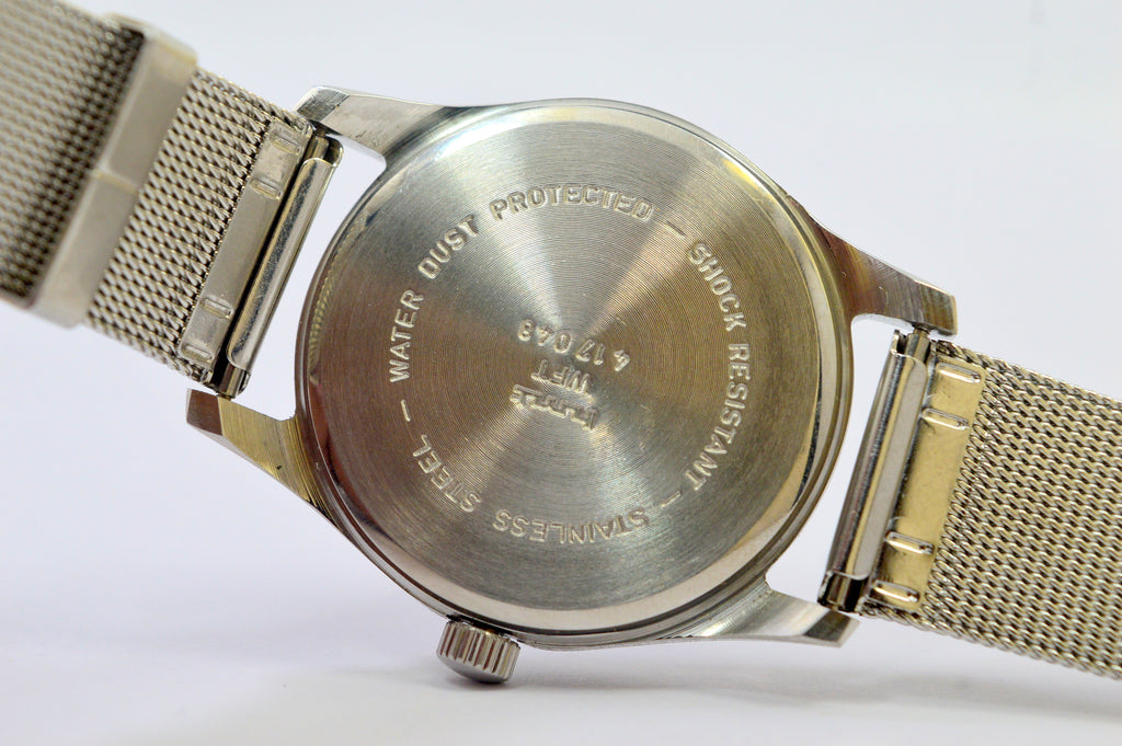 Hmt Janata White Dial 17 jewels Analog Wrist Watch For Men