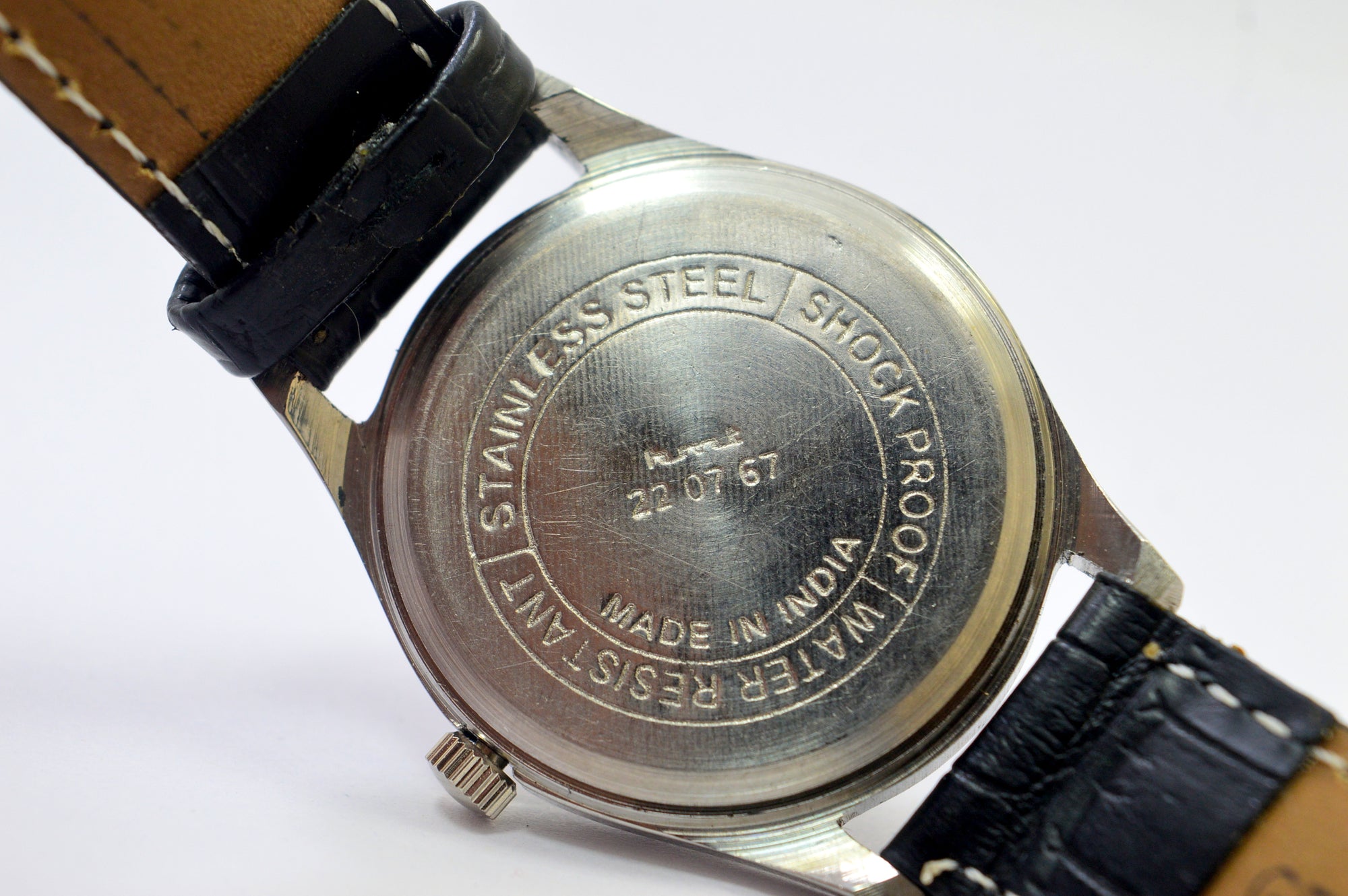 Hmt Jawan Black Dial 17 Jewels Analog Wrist Watch For Men