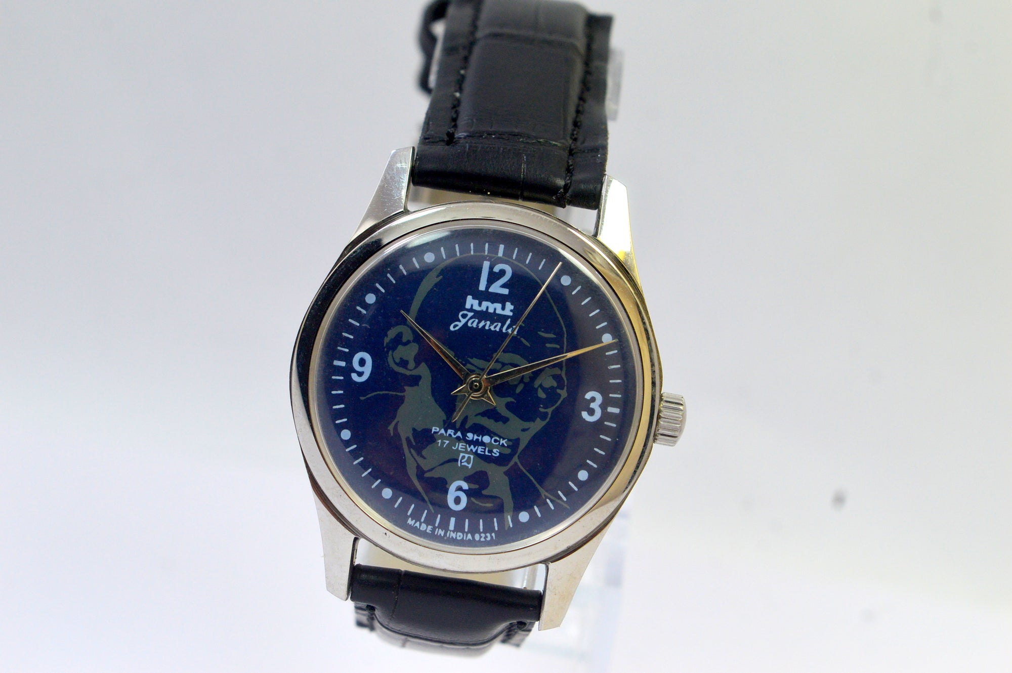 Hmt Janata Blue Dial 17 Jewels Analog Wrist Watch For Men