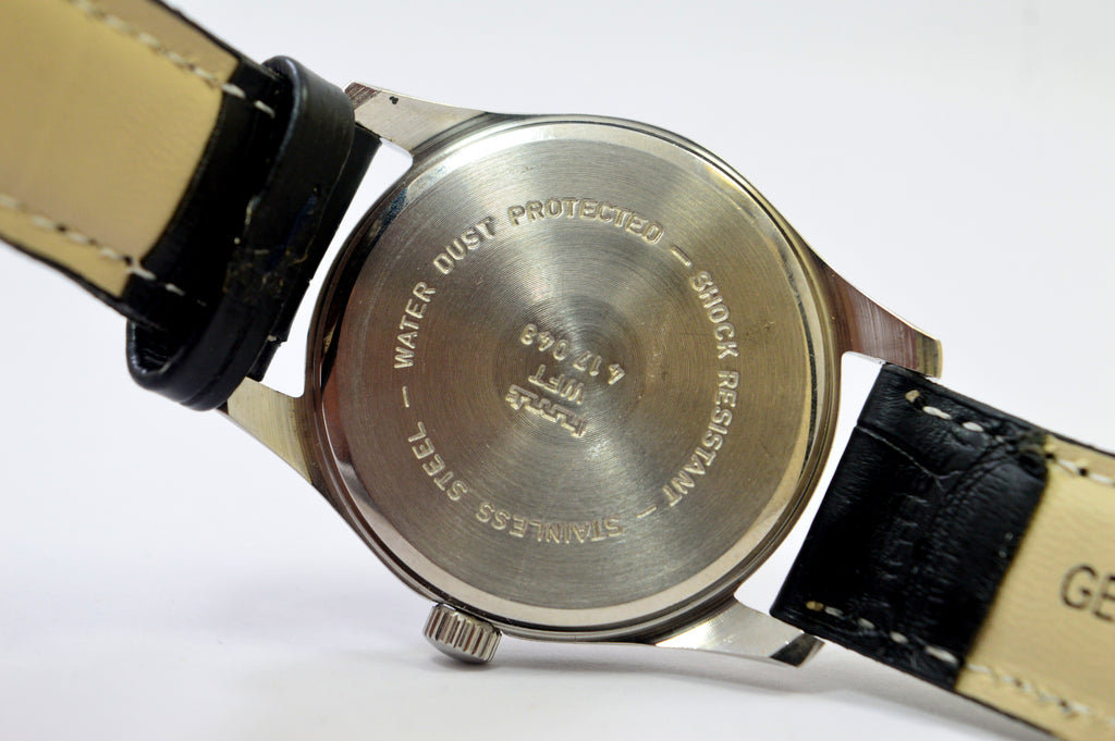 Hmt Janata Blue Dial 17 Jewels Analog Wrist Watch For Men