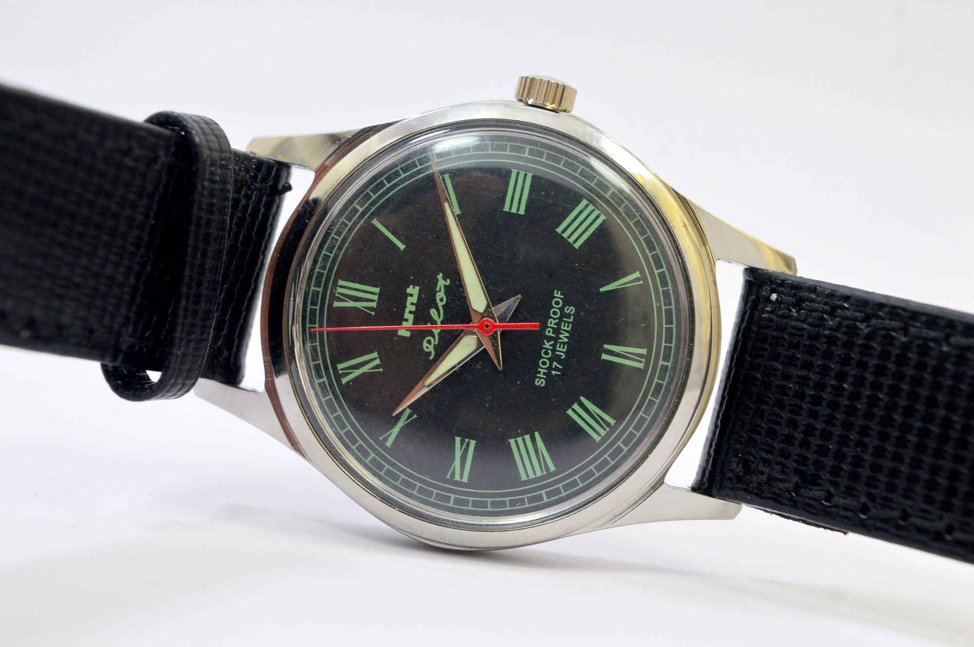 Hmt Pilot Black Dial 17 Jewels Analog Wrist Watch for Men