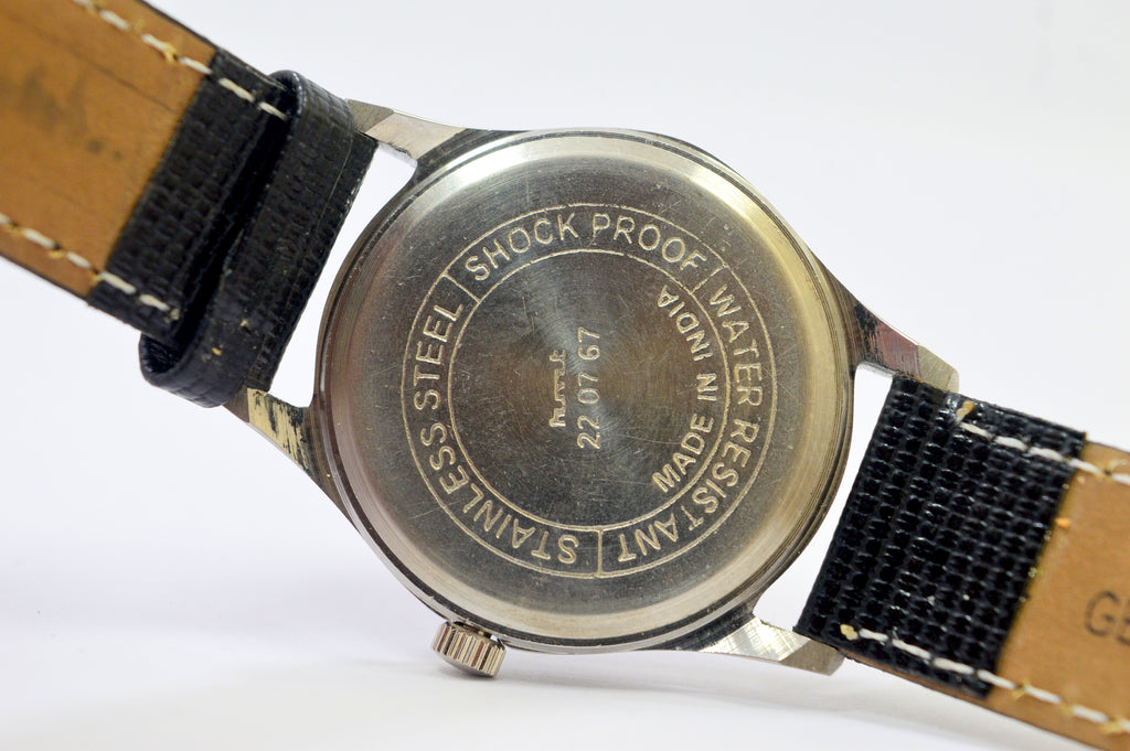 Hmt Pilot Black Dial 17 Jewels Analog Wrist Watch for Men