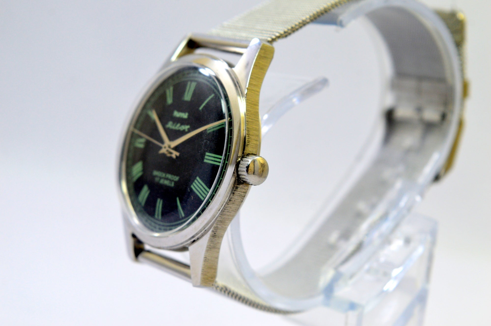 Hmt Pilot Black Dial 17 jewels Analog Wrist Watch For Men