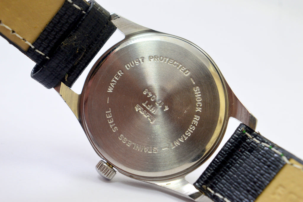 Hmt Pilot White Dial 17 Jewels Analog Wrist Watch For Men