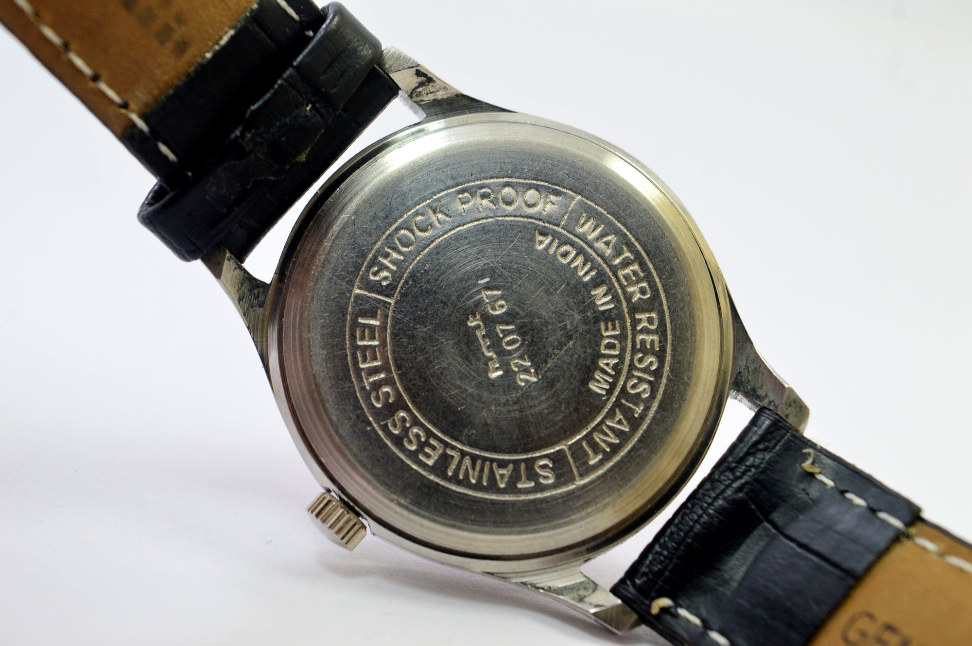 Hmt Jawan Pink Dial 17 Jewels Analog Wrist Watch For Mens