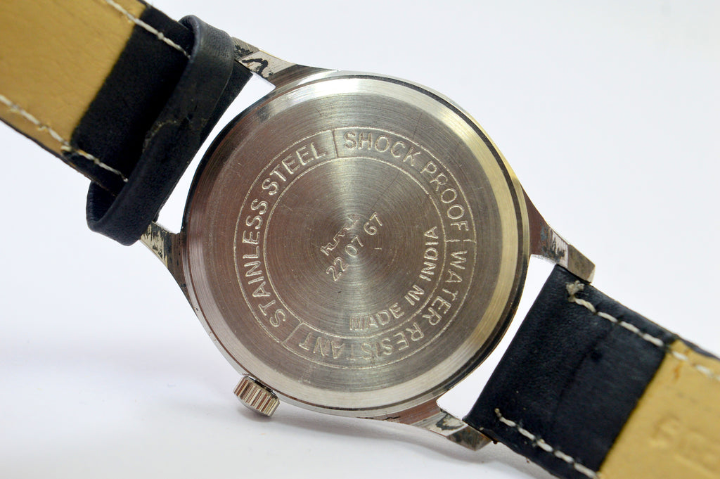 Hmt Janata White Dial 17 Jewels Analog Wrist Watch For Men