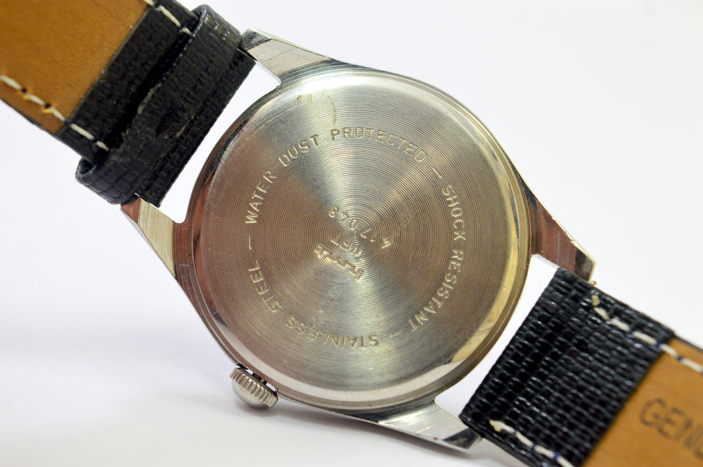 Hmt  Chinar Blue Dial 17 Jewels Analog Wrist Watch For Men