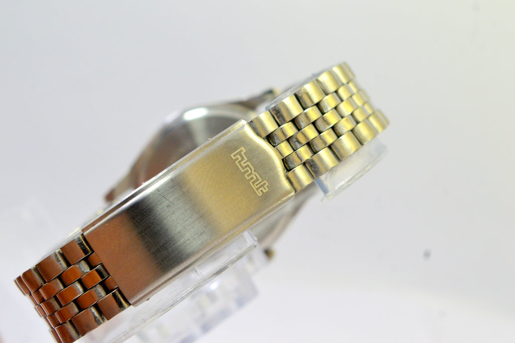 Hmt Janata White Dial 17 Jewels Analog Wrist Watch For Men